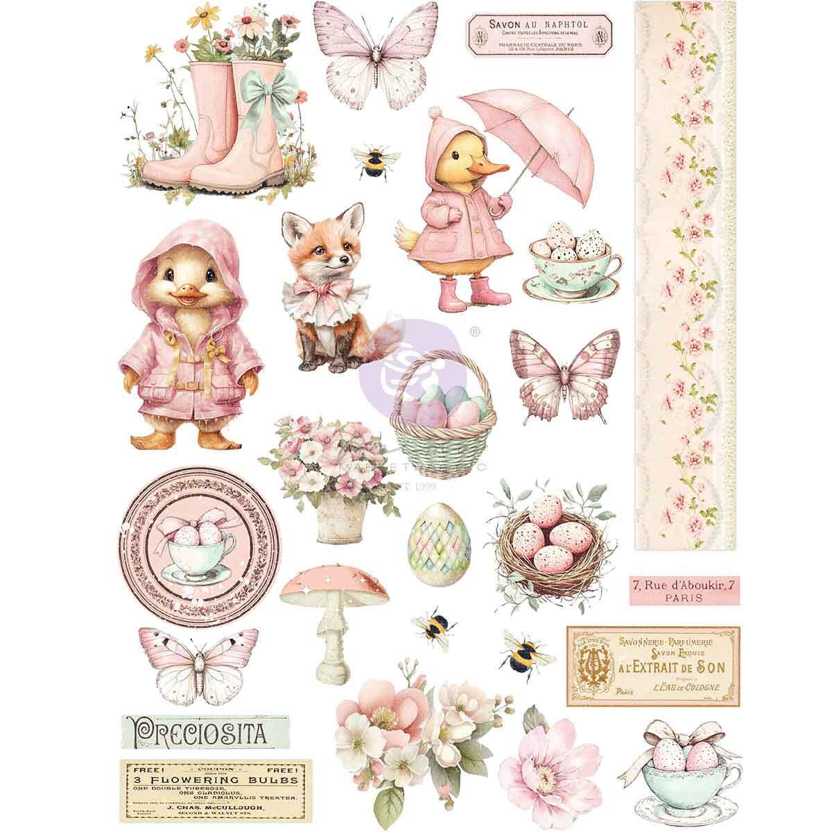 Sweet Spring A4 transfer sheet