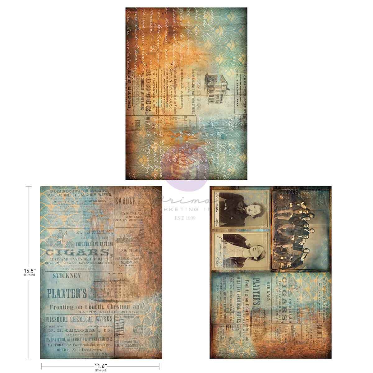 Chestnut Street A3 decoupage fiber