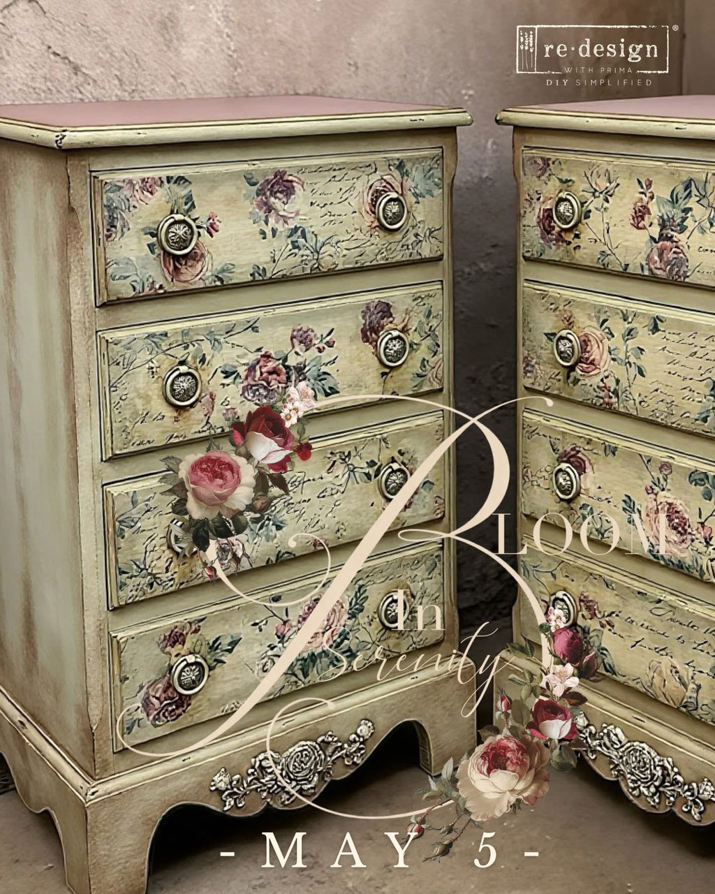 Timeless Charm decoupage fiber