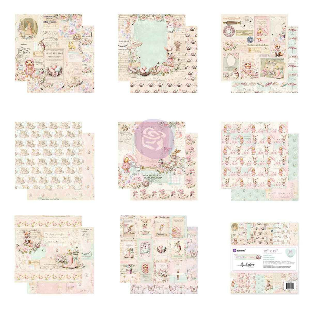 Sweet Spring 12”x12” paper pad