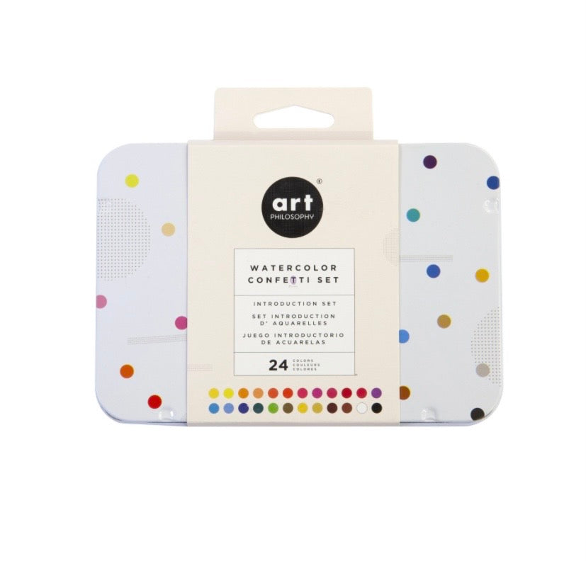 Art Philosophy Watercolor Set-Confetti