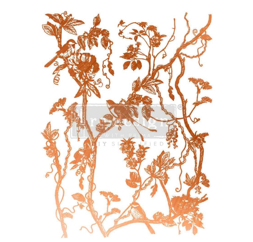 Bird Watching foil transfer