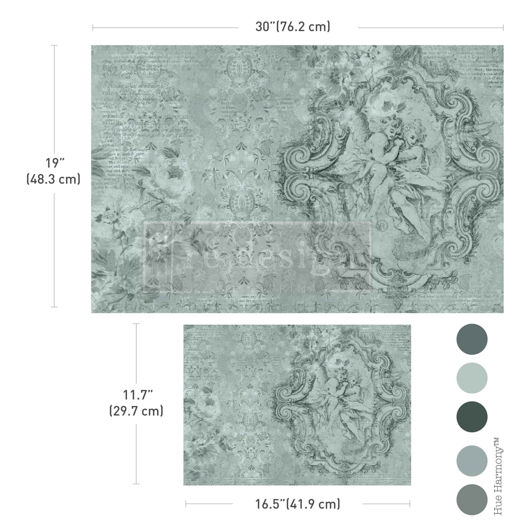 Jardin Des Cherubins decoupage fiber