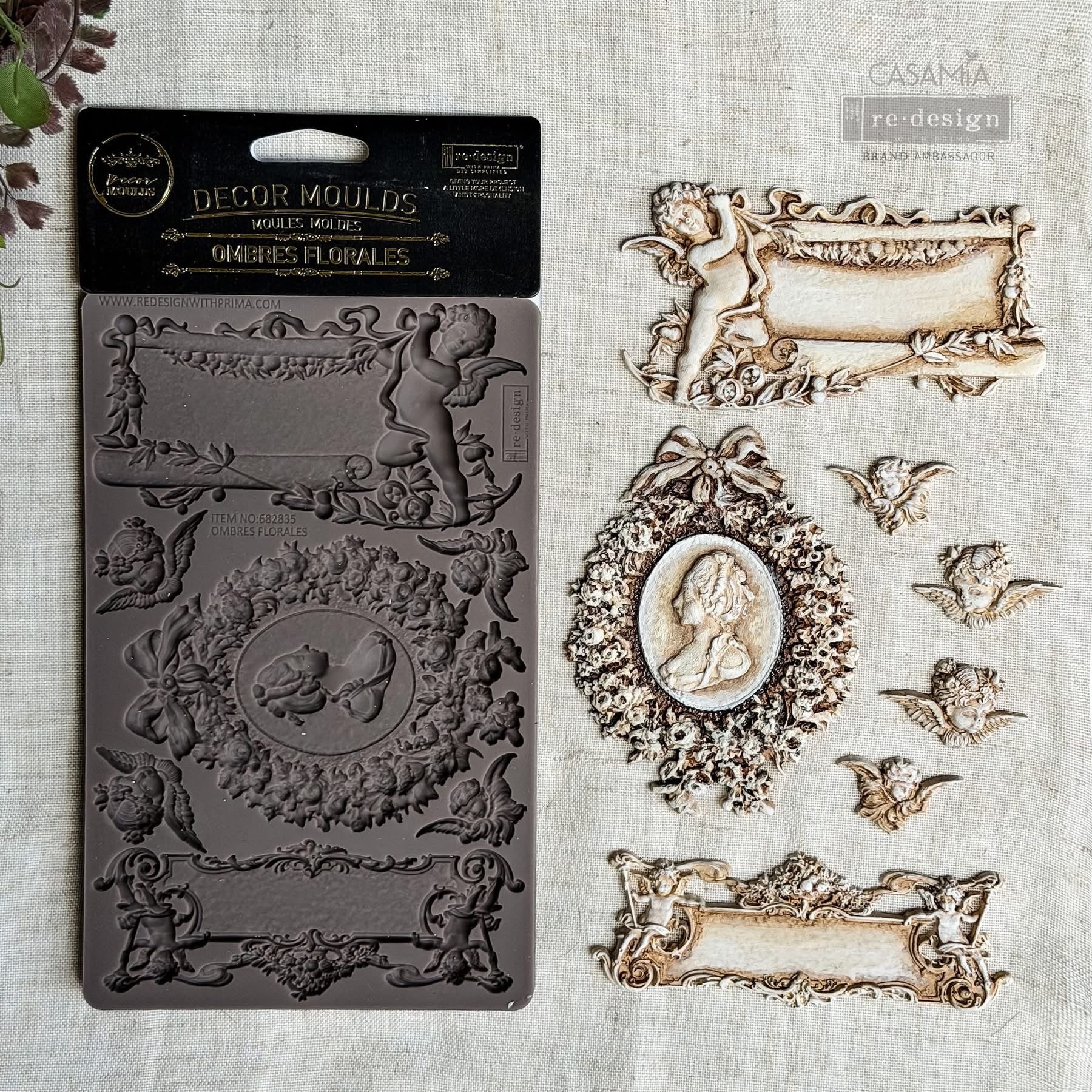 Ombres Florales mould